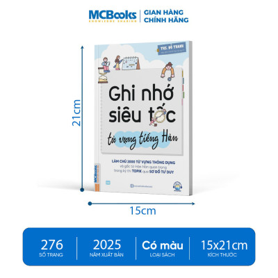 Sách - Ghi nhớ siêu tốc từ vựng tiếng Hàn