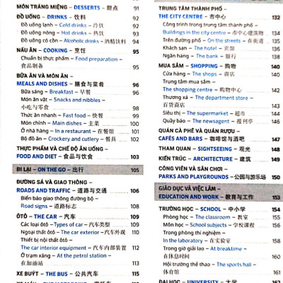 Combo 2 sách Từ điển hình ảnh Tam Ngữ Trung Anh Việt – Visual English Vietnamese Chinese Trilingual Dictionary +Tuyển tập cấu trúc cố định tiếng Trung ứng dụng +DVD tài liệu