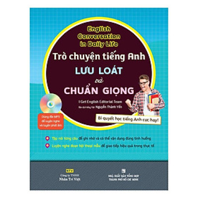 Sách - Trò Chuyện Tiếng Anh Lưu Loát Và Chuẩn Giọng (Kèm 1 Đĩa MP3) - Nhân Trí Việt