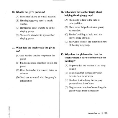 Master Toefl Junior Intermediate: Listening Comprehension