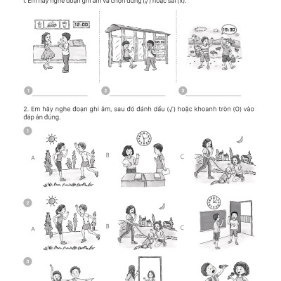 Sách - Combo: Giáo Trình Tiếng Trung Trẻ Em - Xin Chào Tiếng Trung Tập 3 (Bài Học+ Bài Tập)