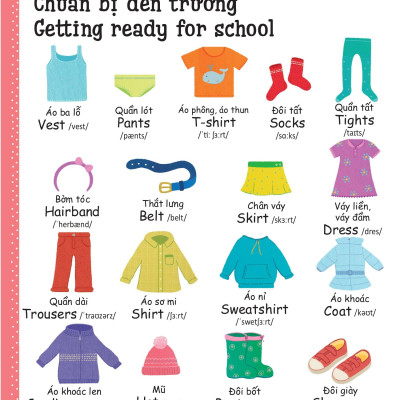 Cuốn Sách Từ Vựng Đầu Tiên Của Tôi - My First Word Book- Trường Học - School