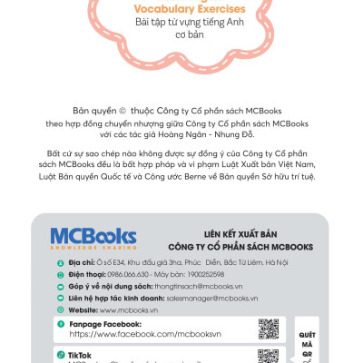 Sách - Basic English Vocabulary Exercises - Bài Tập Từ Vựng Tiếng Anh Cơ Bản