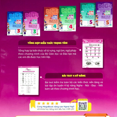 Global Sucess - Big 4 - Bộ Đề Tự Kiểm Tra 4 Kỹ Năng Nghe-Nói-Đọc-Viết Tiếng Anh Cơ Bản Và Nâng Cao - Lớp 3 (MGB)
