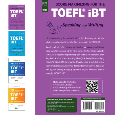 Score Maximizing For The Toefl iBT – Speaking And Writing
