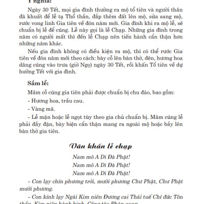 Tập Văn Cúng Gia Tiên (Văn Khấn Nôm Tại Nhà) (Tái Bản)