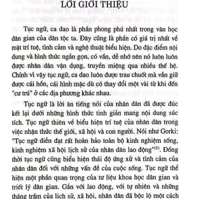 Tục Ngữ Ca Dao Việt Nam