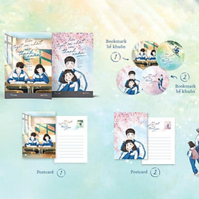Sách - Bộ Sách Điều Tuyệt Vời Nhất Của Thanh Xuân - Tập 1 + Tập 2 (Bộ 2 Cuốn) - Bản Đặc Biệt - Tặng Kèm 2 Bookmark Bế Khuôn Tròn + 2 Postcard Bồi Cứng Màn Nhũ