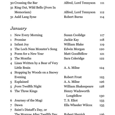 A Poem For Every Winter Day