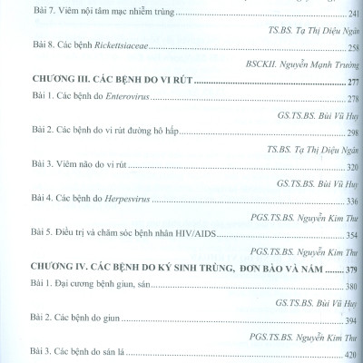 Bệnh Truyền Nhiễm Và Nhiệt Đới (Giáo trình Đào tạo sau Đại học) - Trường Đại học Y Hà Nội - Bộ môn Truyền nhiễm