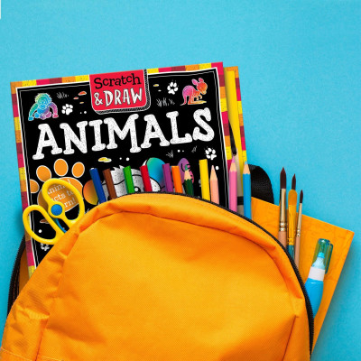 Scratch & Draw Animals - Scratch Art Activity Book