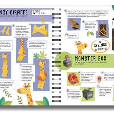 Build Your Own Mechanical Animals - Cắt dán hình động vật