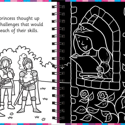 Scratch & Draw Princess - Scratch Art Activity Book