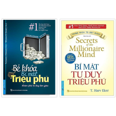 Combo Bẻ khóa bí mật triệu phú + Bí mật tư duy triệu phú - Bản Quyền