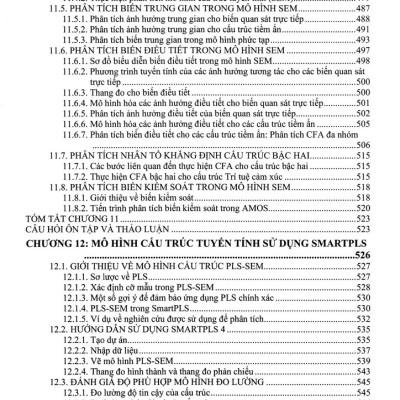 Giáo Trình Sau Đại Học Phương Pháp Nghiên Cứu Khoa Học Trong Kinh Doanh Cập Nhật Smart PLS - KT