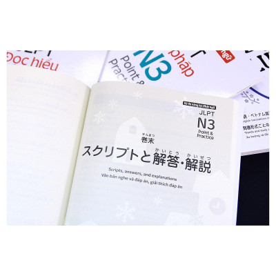 Kỳ thi năng lực Nhật ngữ: Point & Practice N3 - Chữ viết Từ vựng (NXB Trẻ)
