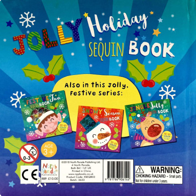 Santa, Snowman Sequin Book