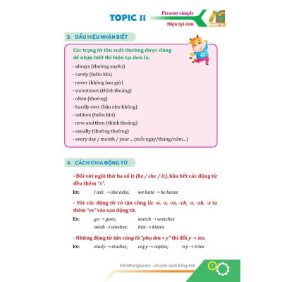 Sách - English Grammar For Kids - Ngữ Pháp Tiếng Anh Tiểu Học - Tập 2 - Có Đáp Án - Minh Thắng