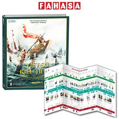 Sách - Việt Sử Kiêu Hùng - Quyển 1 - Bìa Cứng - Tặng Kèm Tranh Việt Sử 4000 Năm