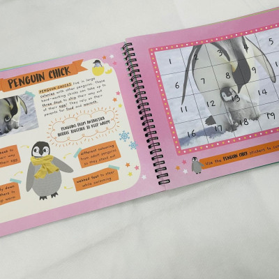 Little Wonders Sticker By Number - Baby Animals