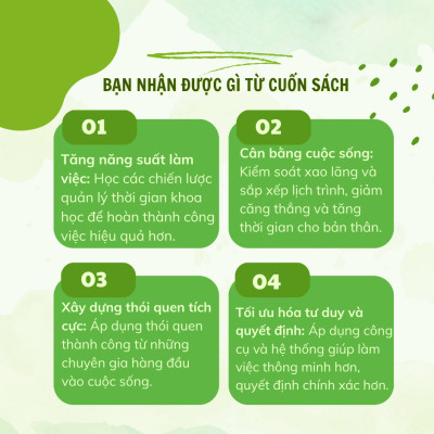 Sách Thao Túng Thời Gian - Quản Lý Thời Gian Thông Minh Và Hiệu Quả- YMATE