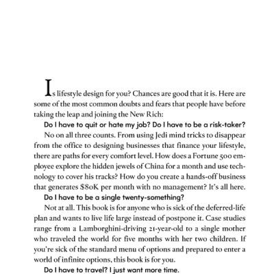 The 4-Hour Work Week : Escape The 9-5, Live Anywhere And Join The New Rich