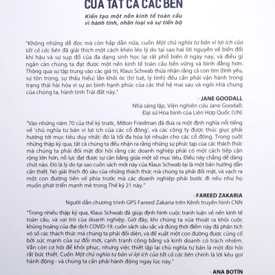 Một Chủ Nghĩa Tư Bản Vì Lợi Ích Tất Cà Các Bên