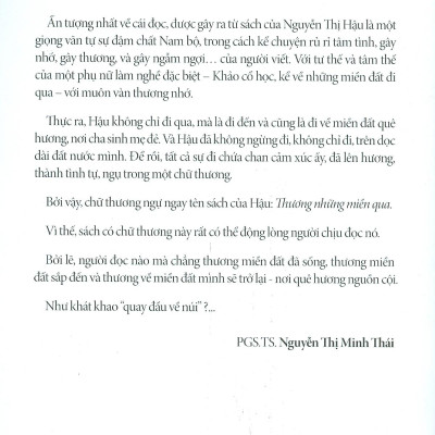 Thương những miền qua