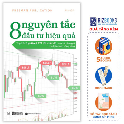 Sách - 8 Nguyên Tắc Đầu Tư Hiệu Quả: Top 20 cổ phiếu & ETF tốt nhất để mua và nắm giữ cho lợi nhuận vững vàng