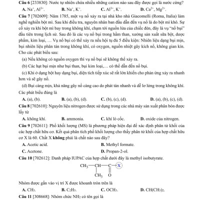 Sách - 50 Đề Minh Họa Tốt Nghiệp THPT 2025 - Môn Hóa Học