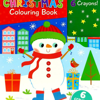Wipe Clean Colouring Books - Snowman