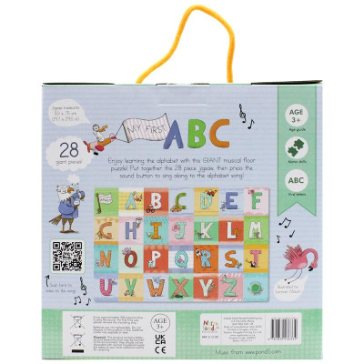 Musical Floor Puzzle - My First ABC (28 Giant Pieces)