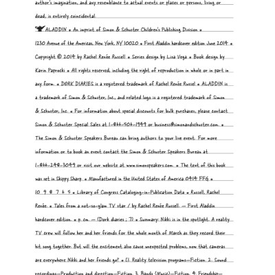 Dork Diaries 7 - Tales from a Not-So-Glam TV Star (Hardcover)