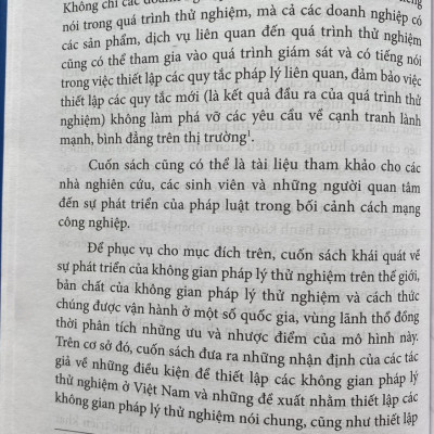 Phát Triển Không Gian Pháp Lý Thử Nghiệm Cho Công Nghệ Tài Chính và Các Lĩnh Vực Công Nghệ Mới Tại Việt Nam