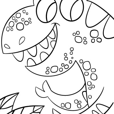 Dino Colouring