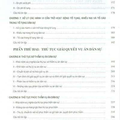 Giáo Trình Luật Tố Tụng Dân Sự Việt Nam - Dùng Trong Các Trường Đại Học Chuyên Ngành Luật, Công An