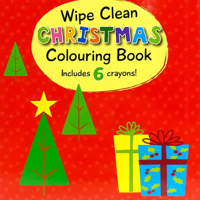 Wipe Clean Colouring Books - Elves