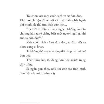 Đâu Chỉ Độc Mình Tôi Đơn Độc