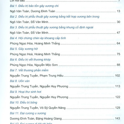 Bệnh Học Ngoại Khoa Chấn Thương Chỉnh Hình (Dùng cho đào tạo sau đại học)