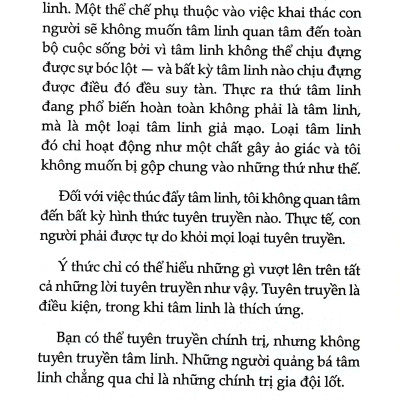 Ý Nghĩa Tâm Linh Của Chính Trị