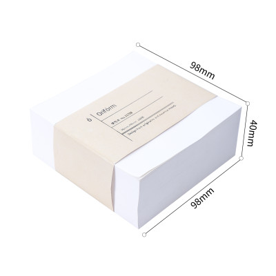 Giấy Nhắn Sticky Note Deli 98X98Mm - 400 Tờ - Màu Trắng/Nâu - 1 Tệp - 21708/21709