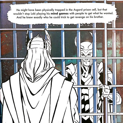 Marvel Avengers Read & Colour