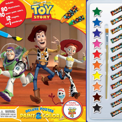 Disney Toy Story 4 Deluxe Poster Paint & Color