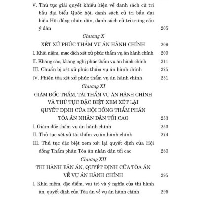 Hướng dẫn môn học Luật tố tụng hành chính - bản in 2024