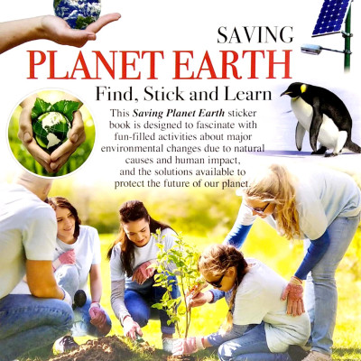 Wonders Of Learning - Sticker Book - Saving Planet Earth