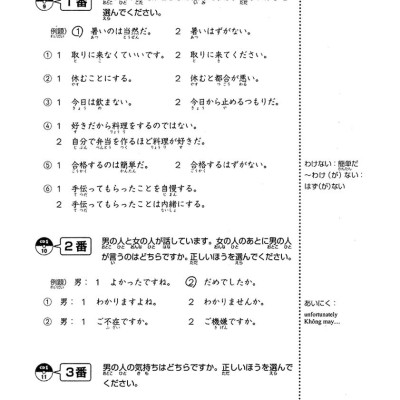 Luyện Thi Năng Lực Nhật Ngữ N2 - Nghe Hiểu