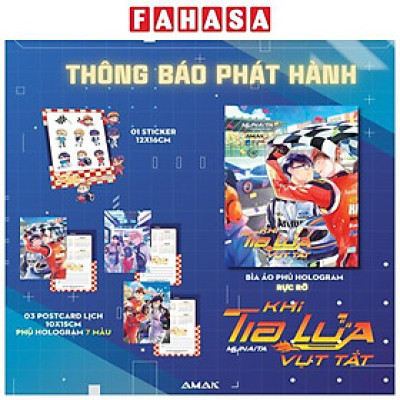 Sách - Khi Tia Lửa Vụt Tắt - Tặng Kèm Set 3 Hologram Postcard Lịch Năm Mới + Sticker Chibi