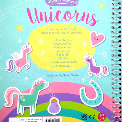 Big Sticker Activity - Unicorns
