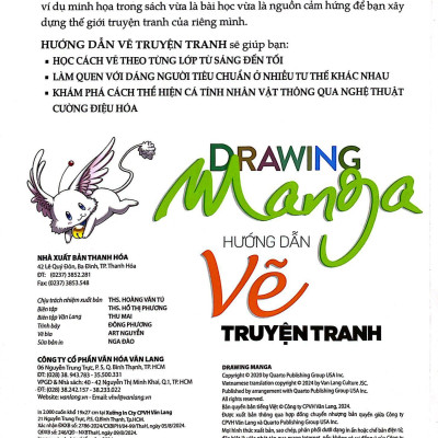Sách - Drawing Manga - Học Vẽ Theo Từng Bước - Hướng Dẫn Vẽ Truyện Tranh