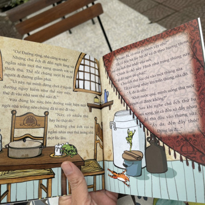 (Nhật ký nuôi dạy tâm hồn từ Kinh cổ Do Thái) VỊ KHÁCH THỨ BẢY CHÚ ẾCH RƠI VÀO THÙNG SỮA (nhẫn nại, cân nhắc) - Kyowon – Lã Thị Hà Thu dịch – Bizbooks – NXB Hồng Đức (Bìa mềm)